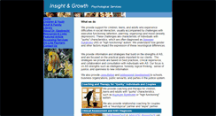 Desktop Screenshot of insightpsychological.com