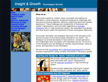 Tablet Screenshot of insightpsychological.com